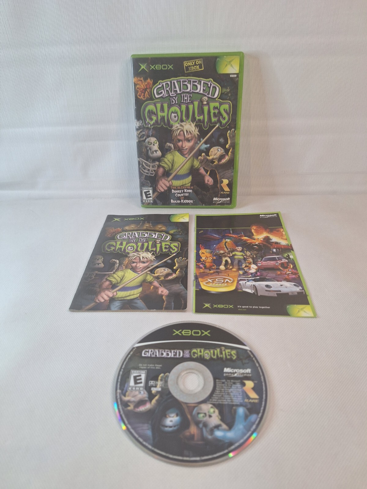 Grabbed by the Ghoulies (Microsoft Xbox, 2003) C.I.B Nice Shape!