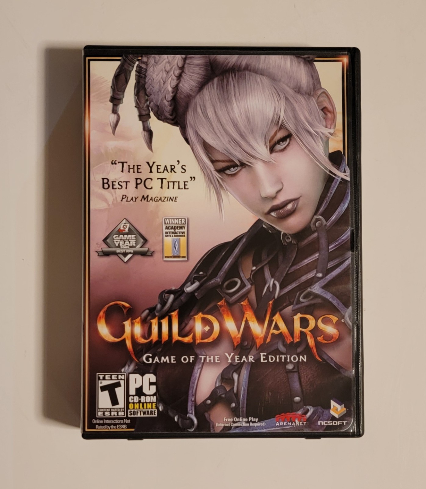 Guild Wars Game of the Year Edition for PC Complete w Opened Key Card Untested