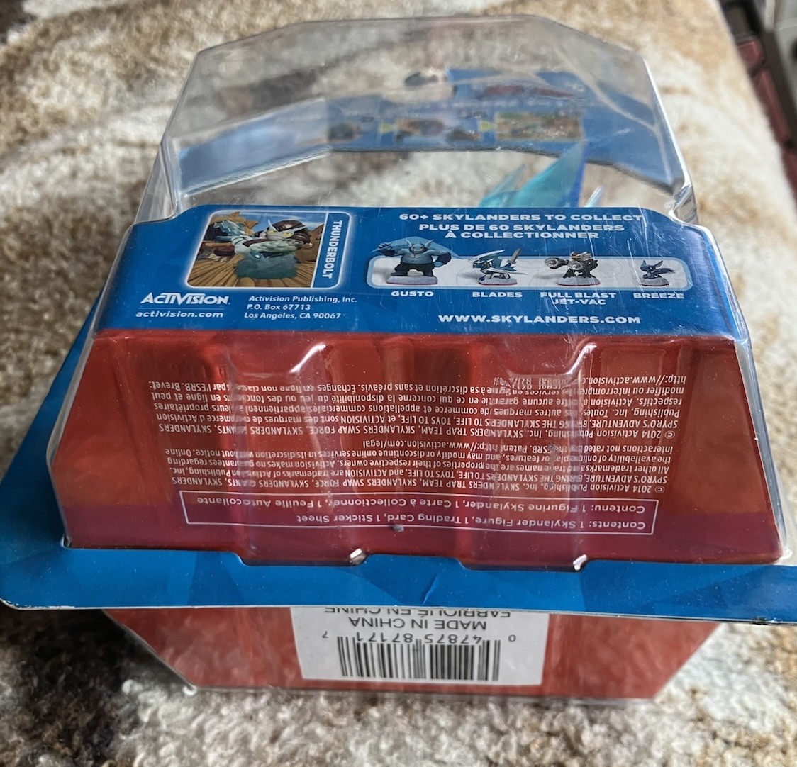 * Skylanders Trap Team Thunderbolt Master Sealed New in Box Wii Xbox 360 One PS4