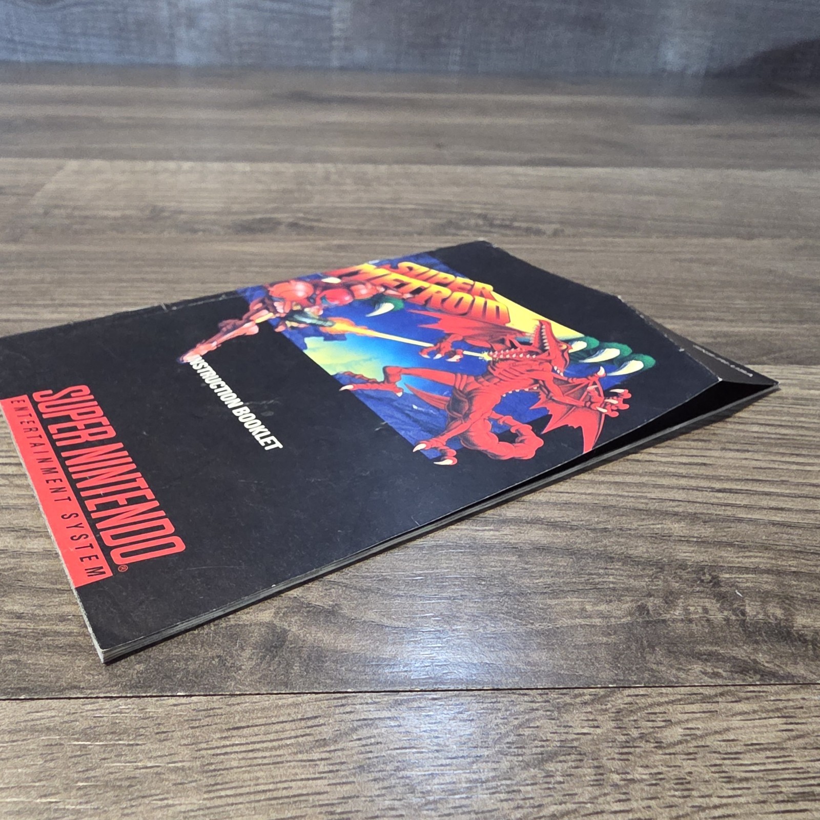 SNES Super Nintendo Super Metroid Instruction Booklet Manual Authentic Original