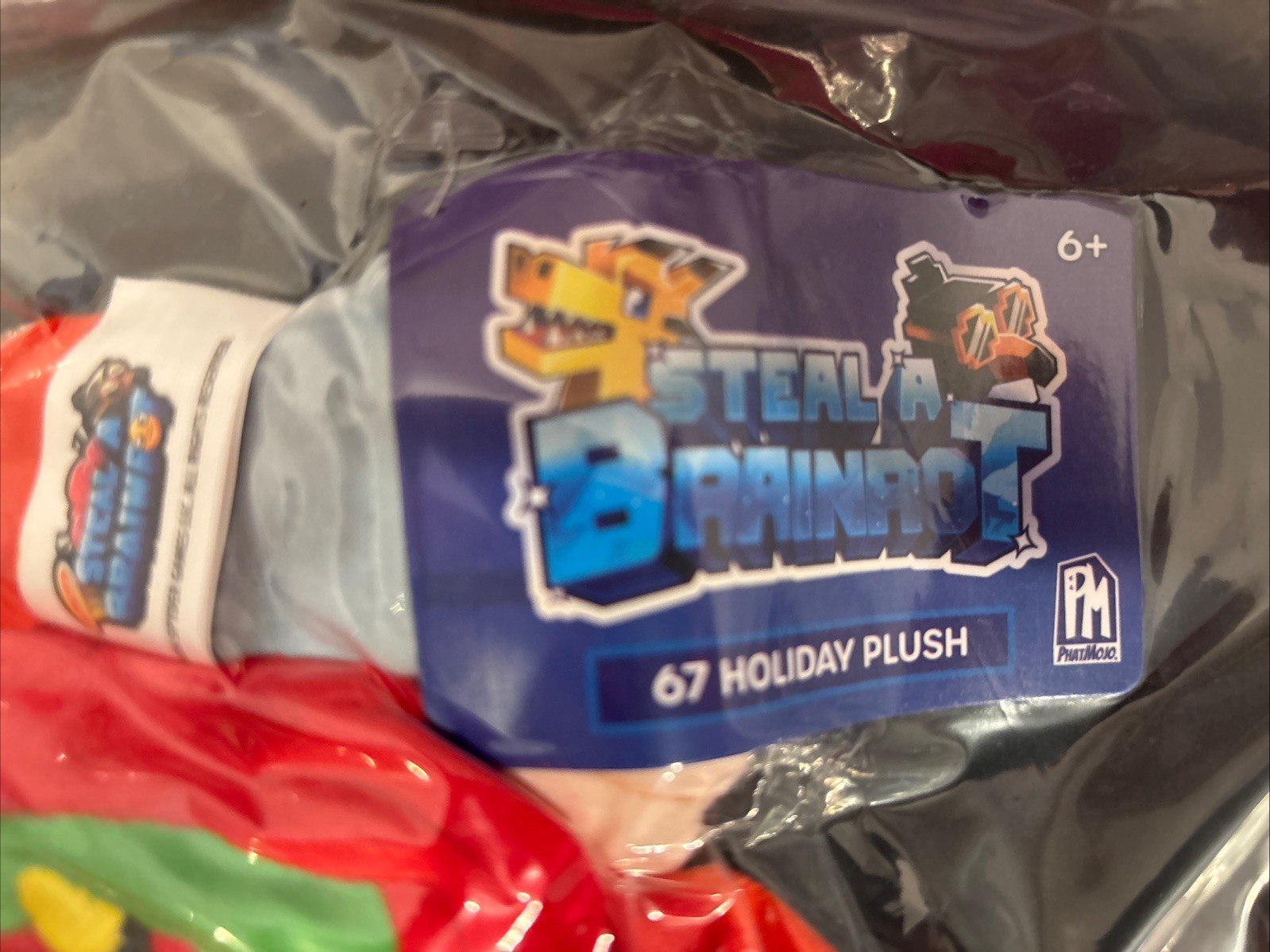 Steal A Brainrot Holiday Plush 67 Christmas Plush Toy NEW Sealed PhantomIQ