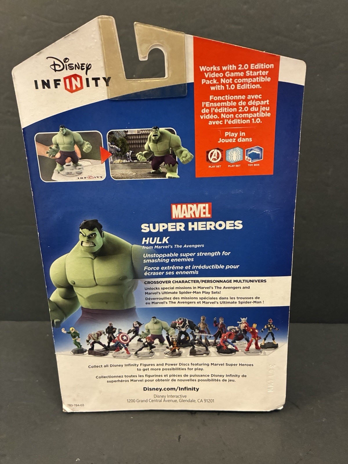 Disney Infinity 2.0 Edition Marvel Super Heroes Hulk Character Figure | Sealed
