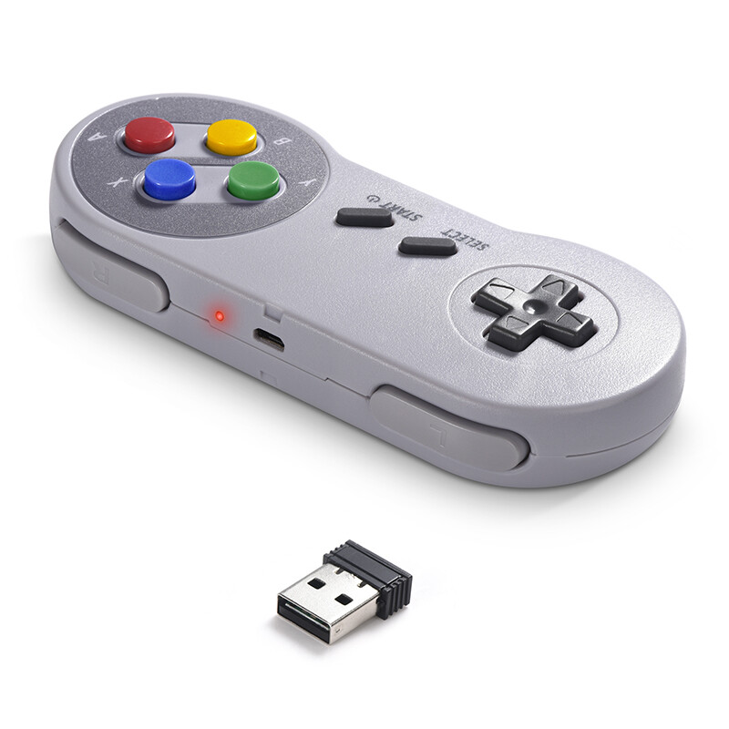 Wireless USB SNES Controller Joystick Gamepad For PC MAC Raspberry Pi Windows