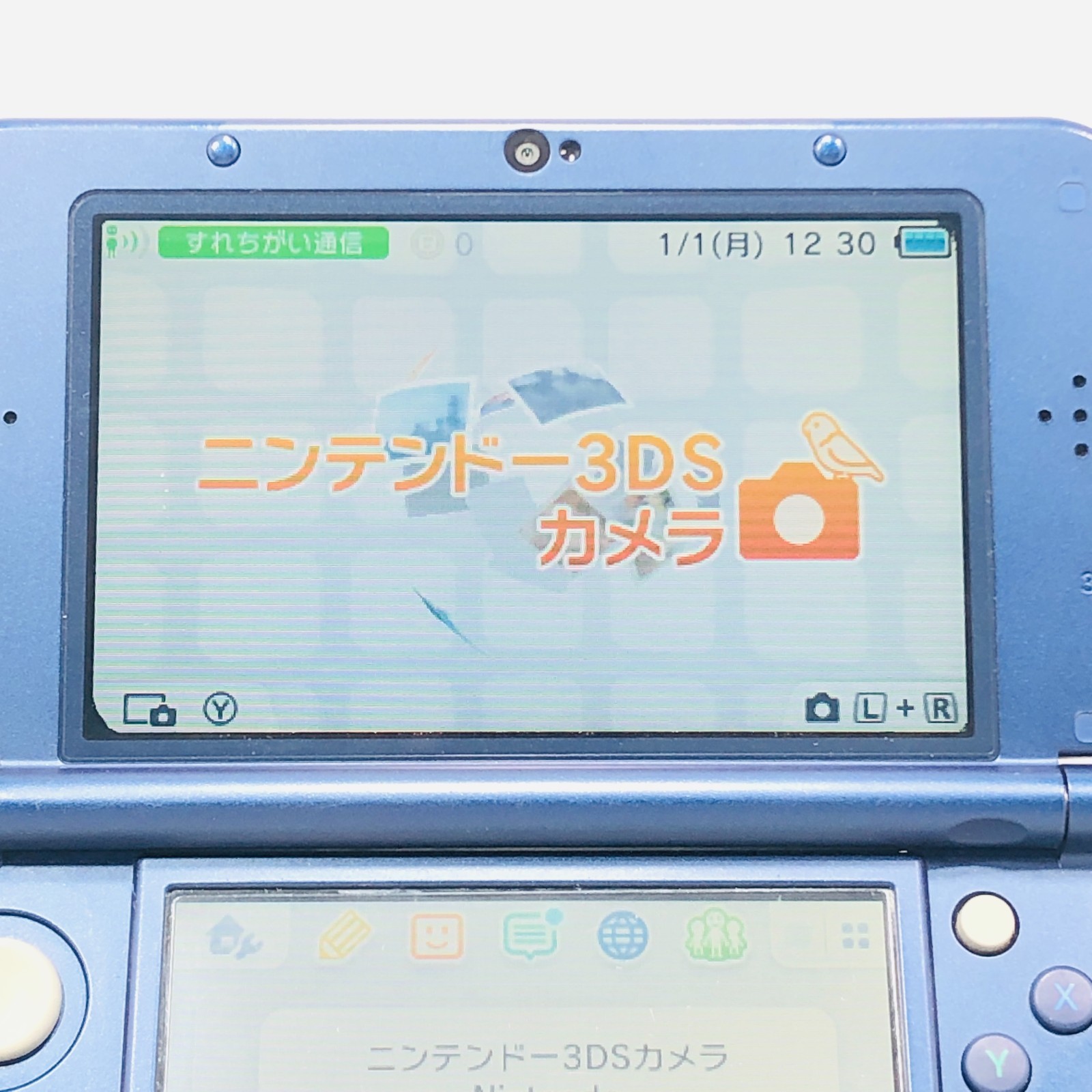 [Top IPS / EX+1] New Nintendo 3DS LL XL Metallic Blue console Japan NTSC-J 06-85