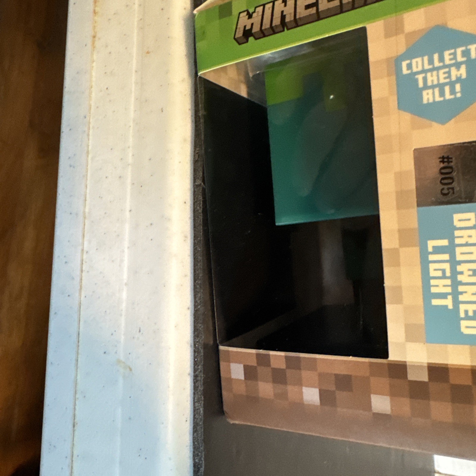 Mojang Minecraft ICONS DROWNED Light Up Collectible 3D Figure #005 Series 1 NIB