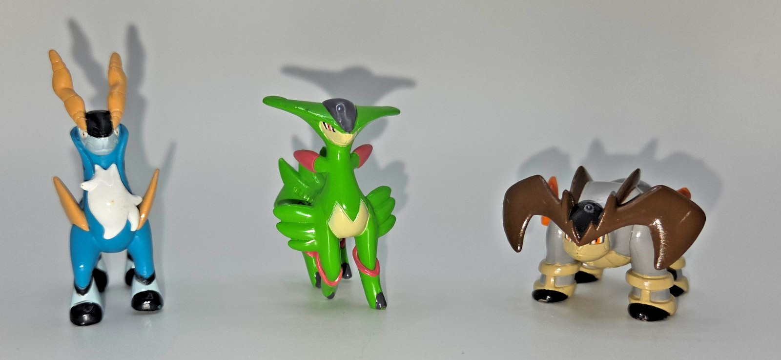 Pokemon Swords of Justice Mini Figures Takara Tomy Cobalion Terrakion Virizion