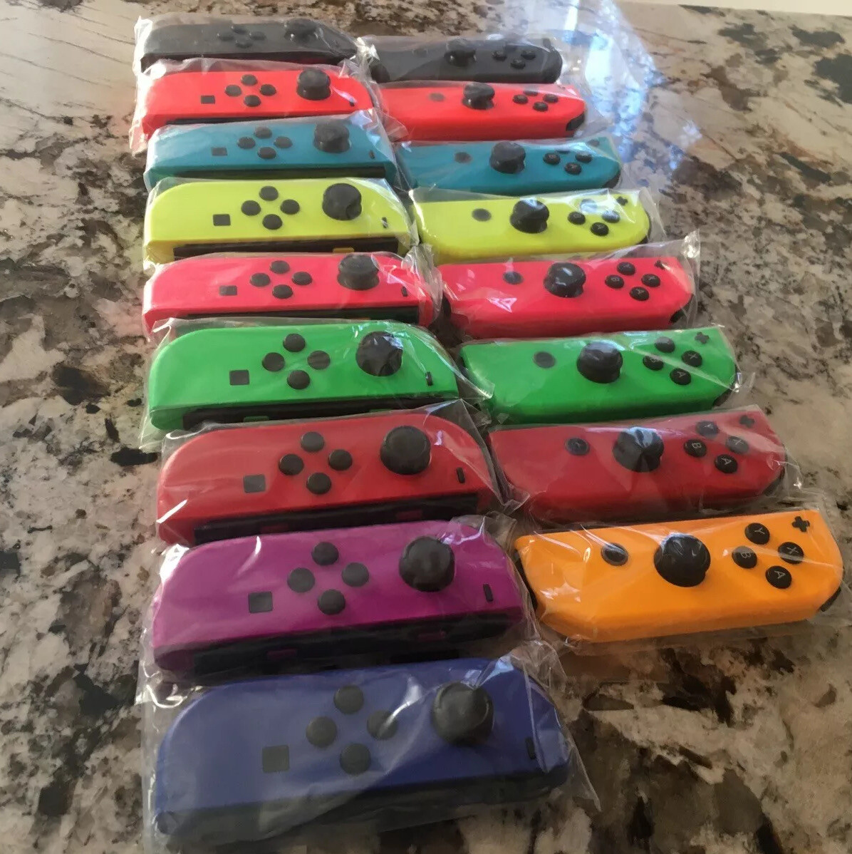 Nintendo Switch Joy Con Blue Red Purple Green Pink White Orange Fortnite Zelda