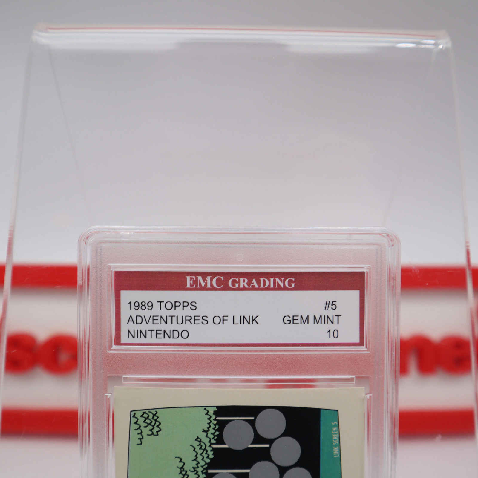 ZELDA ADVENTURE OF LINK – GRADED 10 GEM MINT CARD 1989 TOPPS NINTENDO GAME PACKS