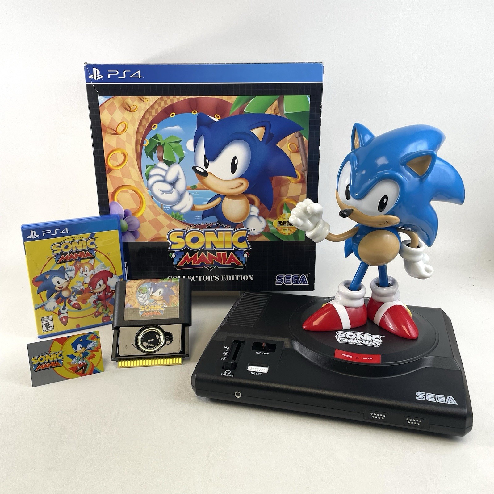 Sonic Mania Collector Edition (PlayStation 4 PS4) Authentic COMPLETE W GAME!