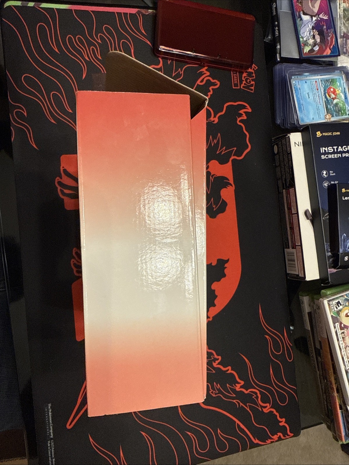Nintendo 3DS Handheld System – Flame Red Tested And Working CIB
