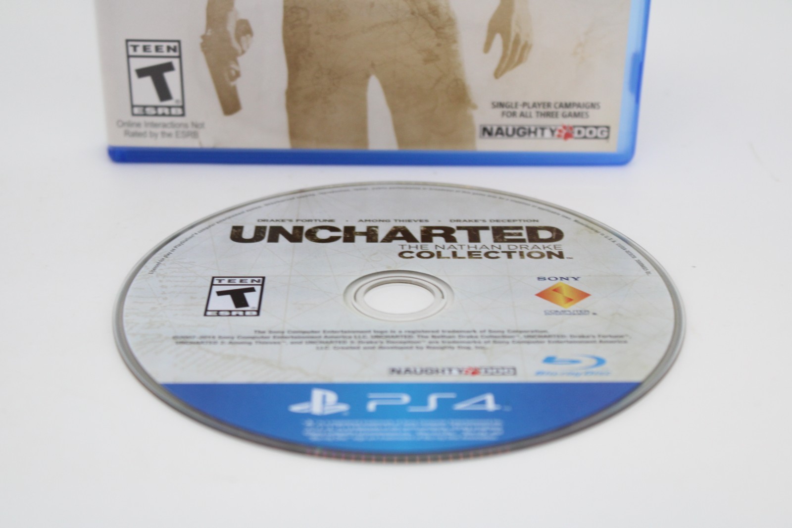 Refurbished PS4 Uncharted The Nathan Drake Collection Complete CIB Excellent
