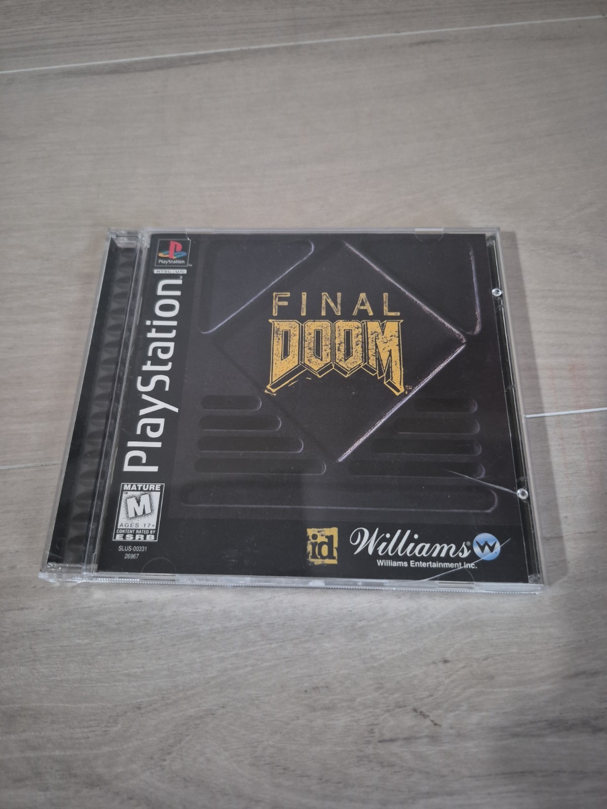 Final Doom (Sony PlayStation 1, 1996) PS1 Complete CIB with Manual Black Label M