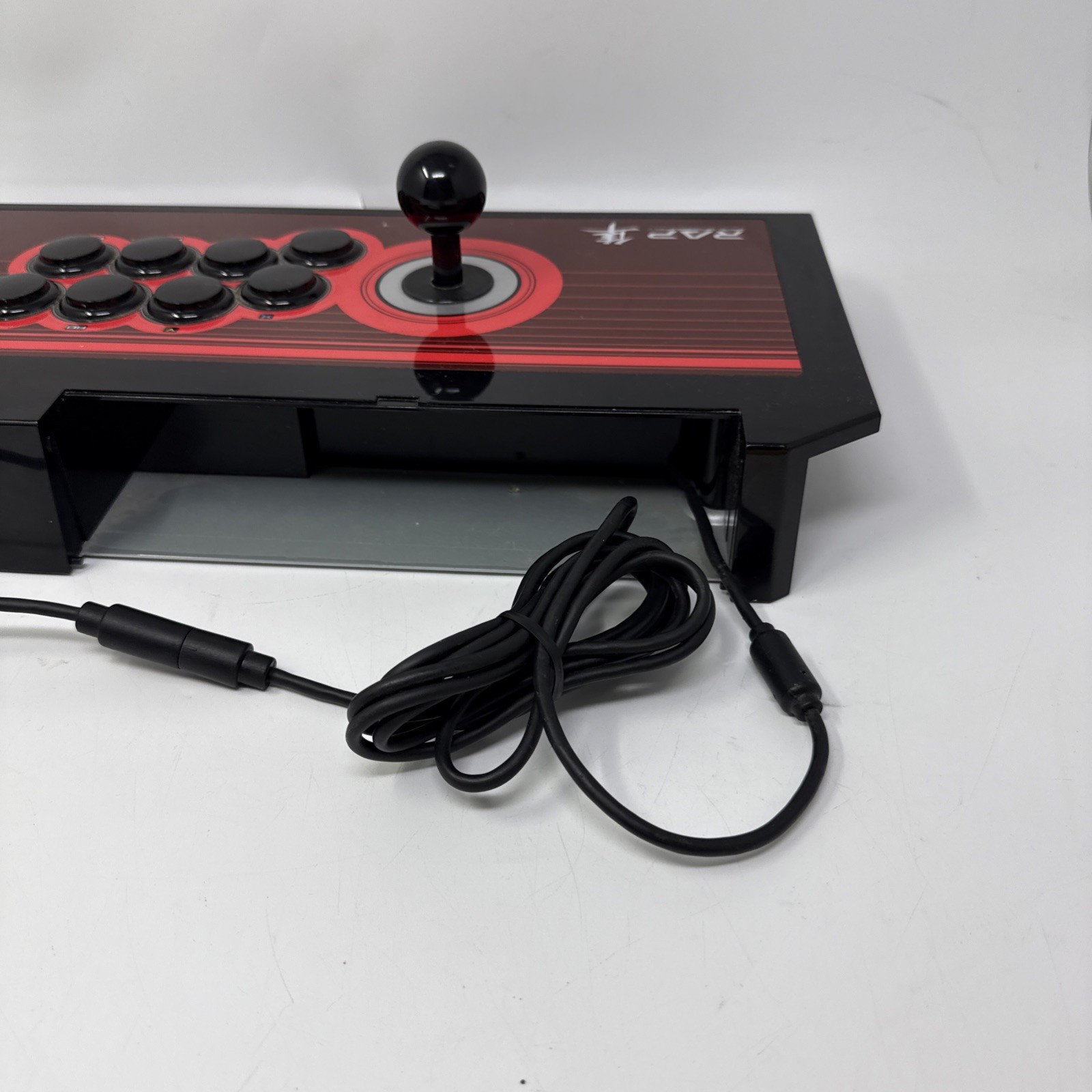 TESTED – Xbox Hori Real Arcade Pro V Red / Black Arcade Controller Hayabusa
