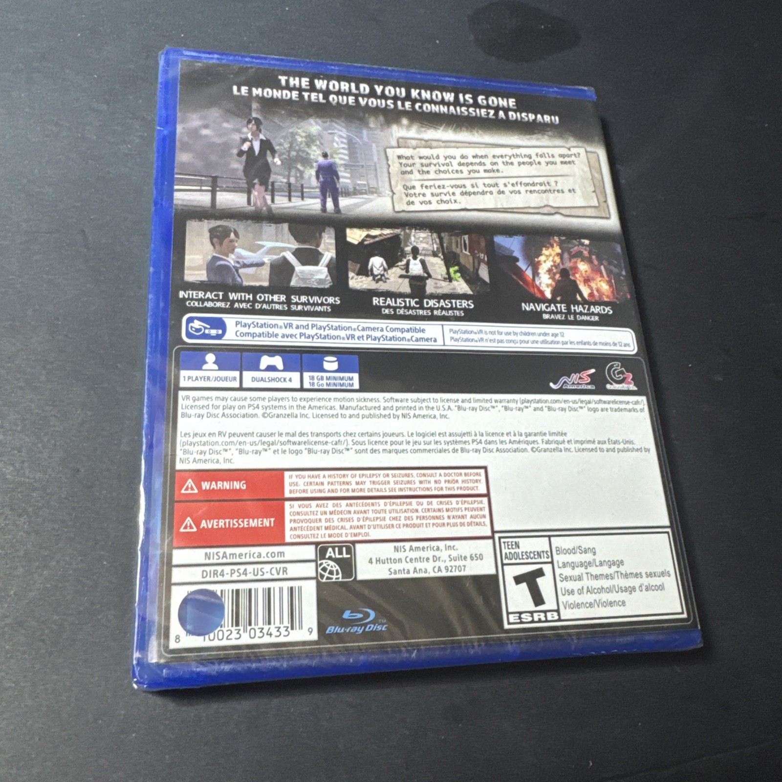 Disaster Report 4: Summer Memories (PS4 / PlayStation 4) BRAND NEW / US Version