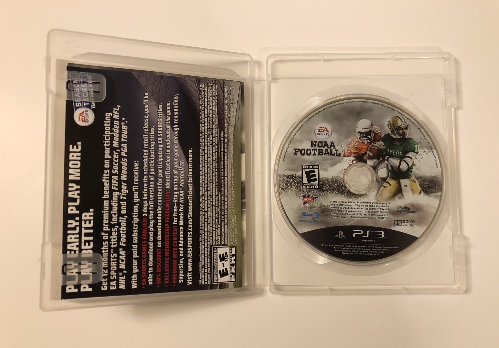 NCAA Football 13 PS3 Sony PlayStation 3 CIB Complete w/ Manual