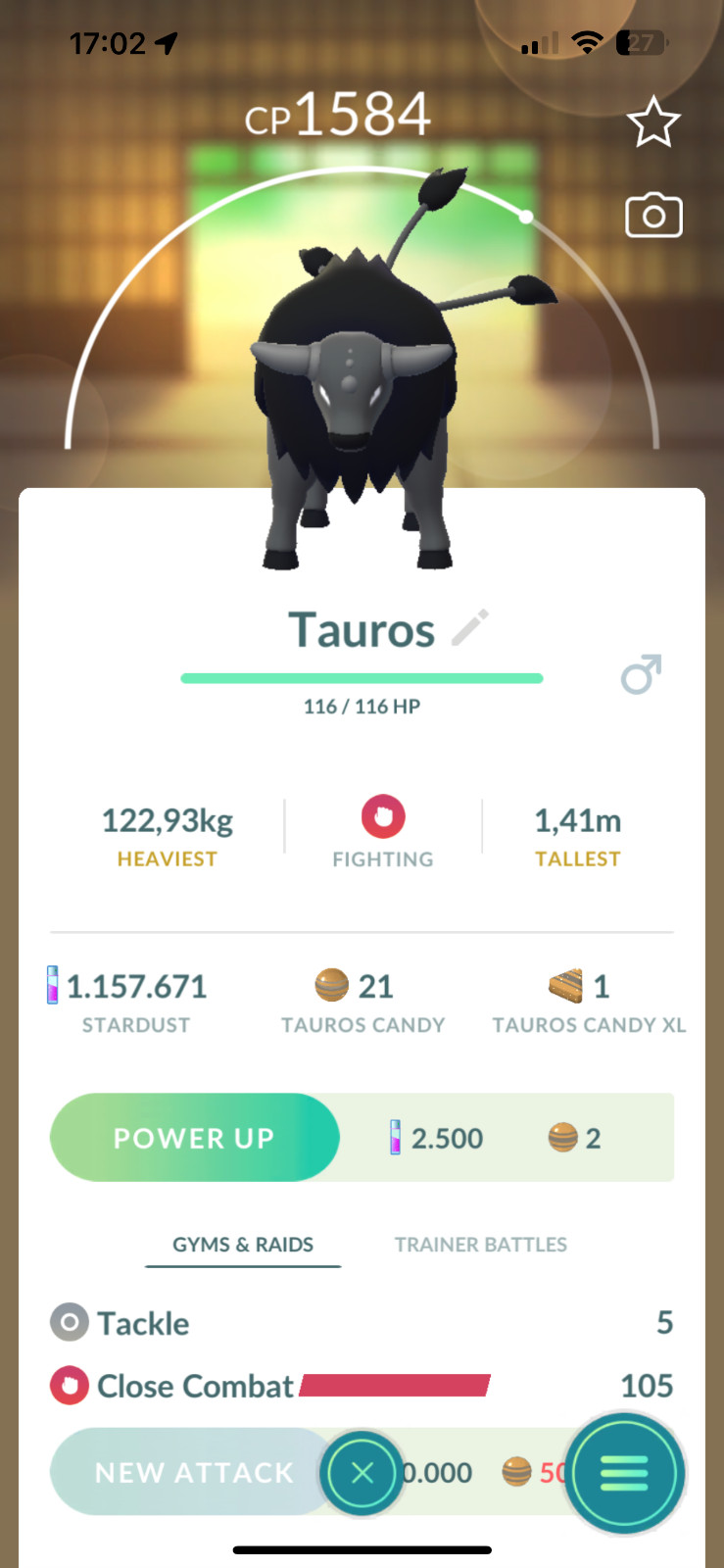 Pokémon Go | Paldean Tauros (Blaze/Combat/Aqua) | Trade 20k stardust