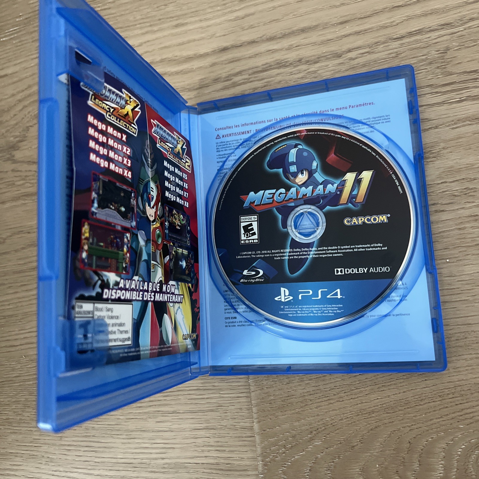 MegaMan 11 Playstation (PS4 2018) Video Game Disc and Case EXCELLENT A+