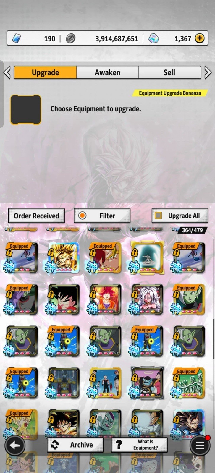 Dragon Ball Legends Endgame Account || 11 Summonable UL || 6 LR || Stacked Acc