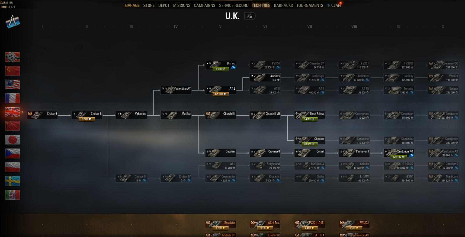 World of Tanks Account a lot of premiums Tier X