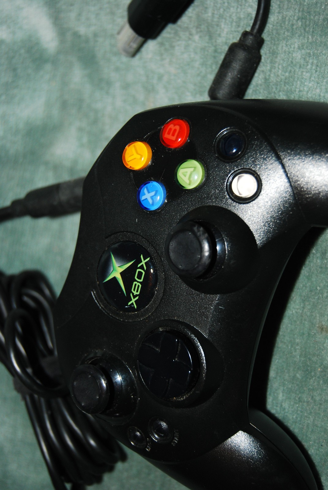 OEM Microsoft Xbox Black Controller S X08-69873 with Breakaway – Has Drift Issue