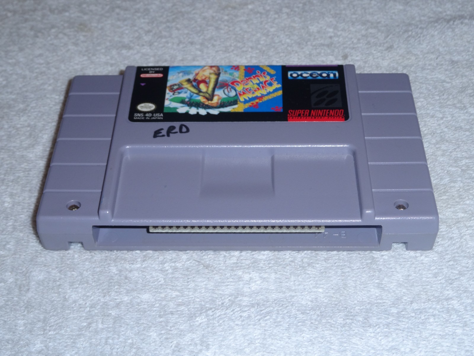 Dennis The Menace Super Nintendo Entertainment System 1993 SNES GAME! CARTRIDGE!