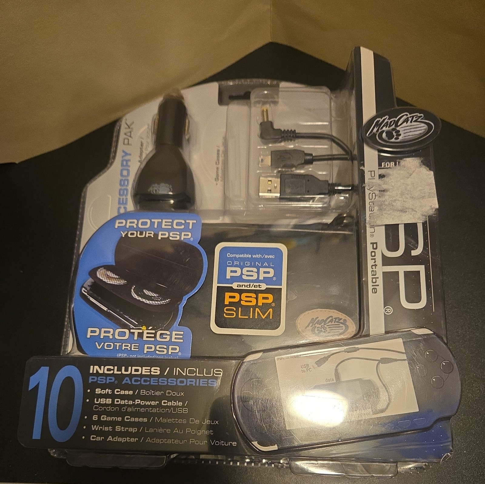 Mad Catz accessory pak for PSP Playstation Portable