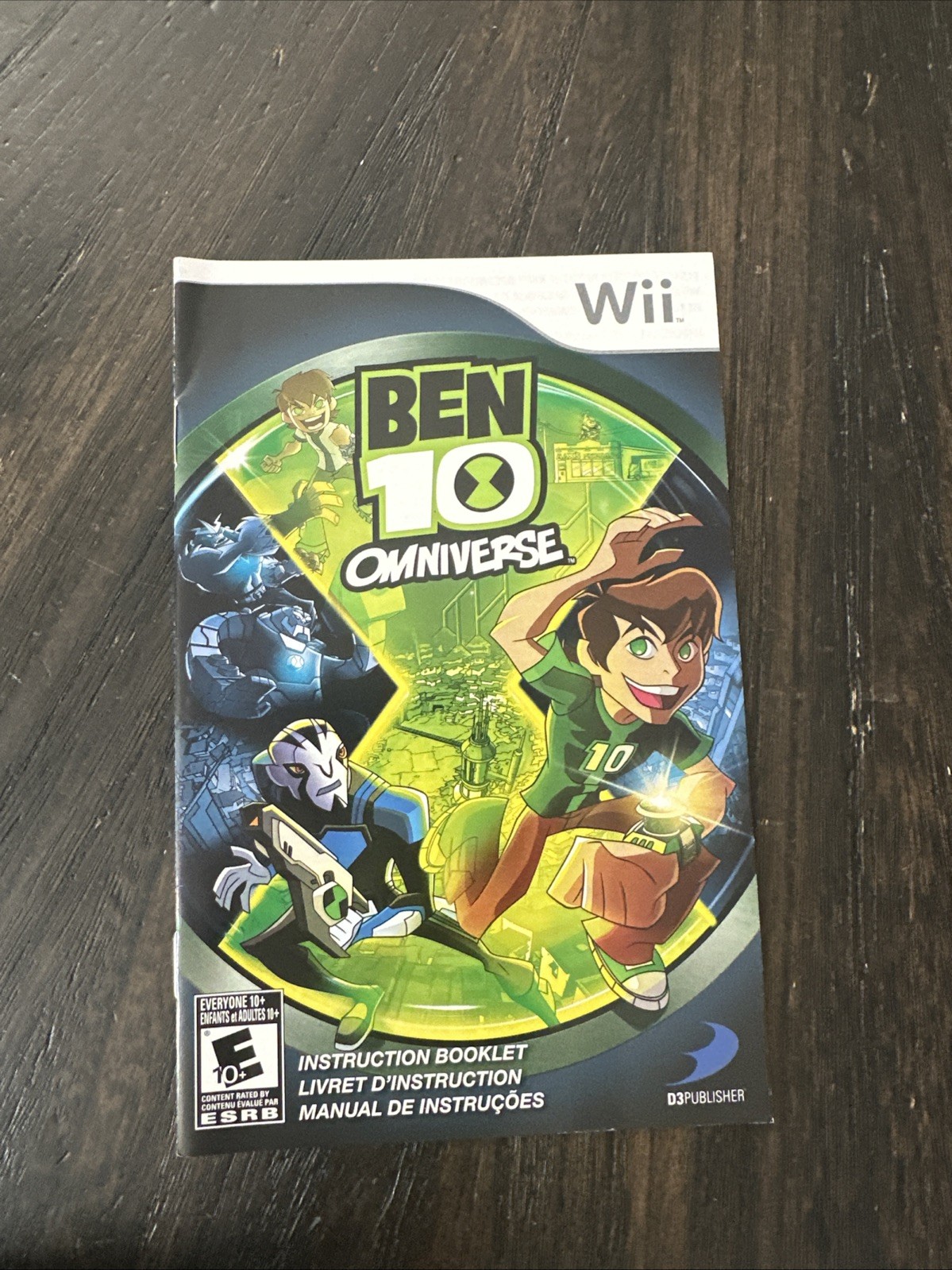 Nintendo Wii Manual Only Ben 10 Omniverse