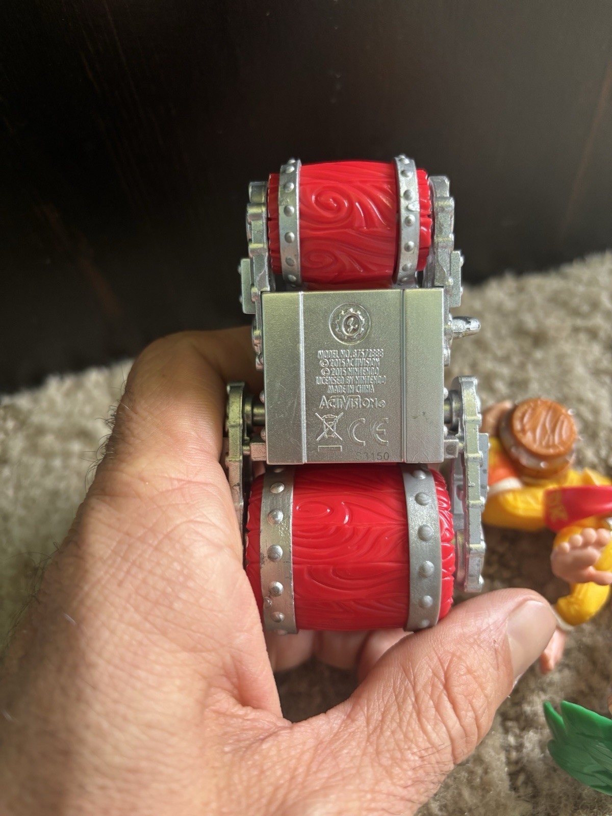 Skylanders Superchargers Turbo Charge Donkey Kong Amiibo And Barrel Blaster