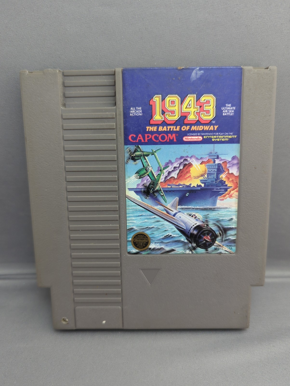 * 1943: The Battle of Midway (Nintendo, 1988) Cartridge Only *Read Description*