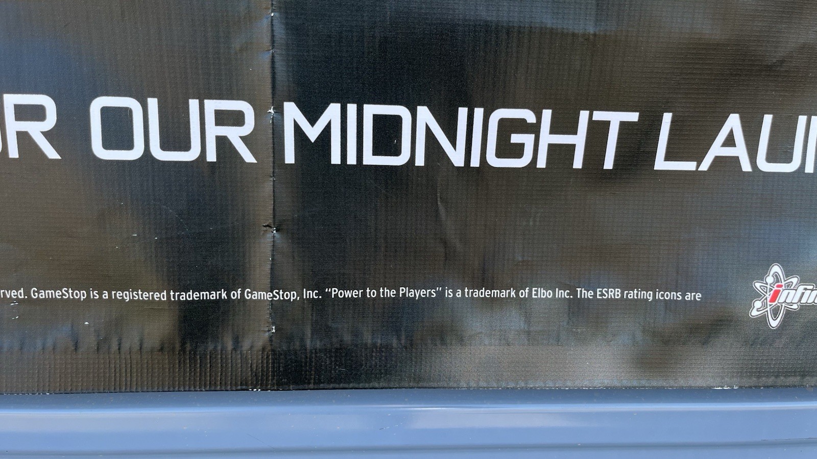 CALL OF DUTY MW3 GameStop Midnight Launch Event Vinyl Promo Banner 2011 6×3 Ft