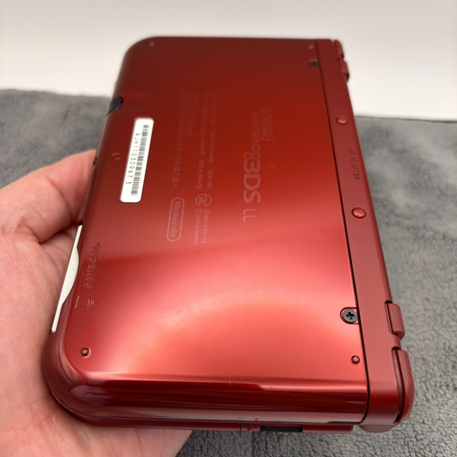 【Near Mint】TOP IPS Nintendo NEW 3DS LL XL Metallic Red Handheld Game Console
