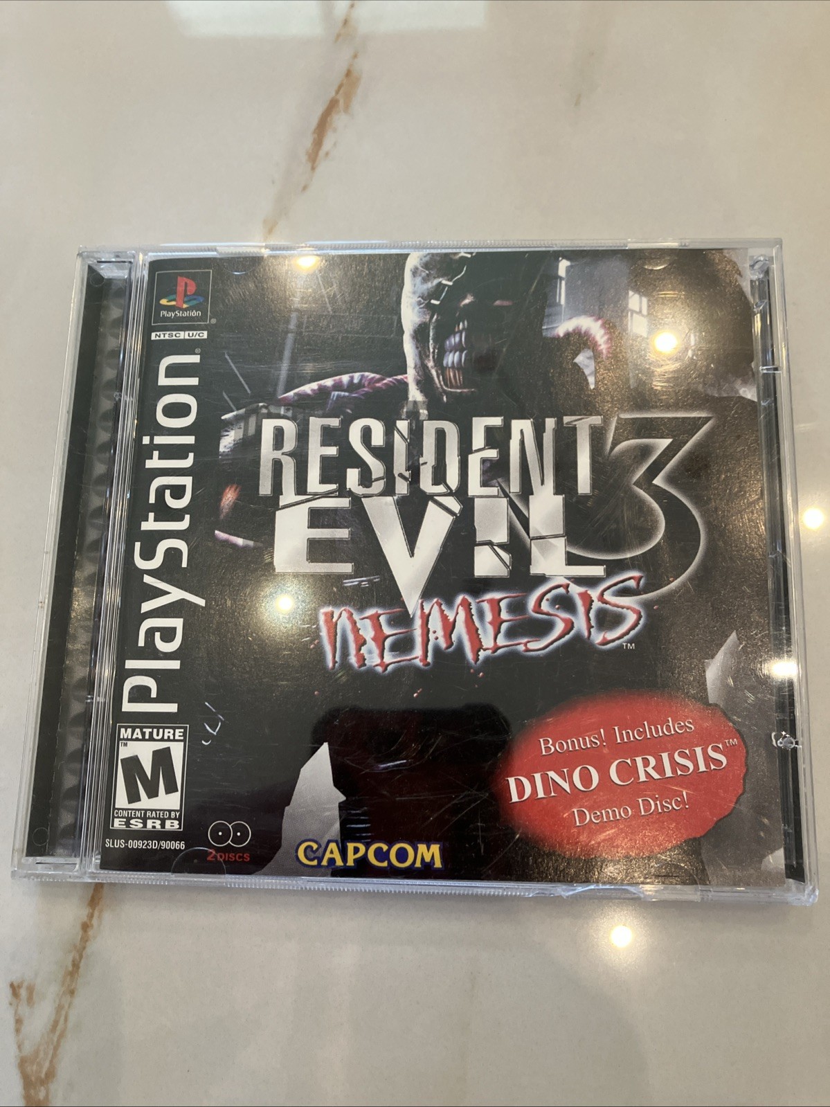 Resident Evil 3: Nemesis PS1 CIB w/ Dino Crisis Demo Manual & Reg Card Tested