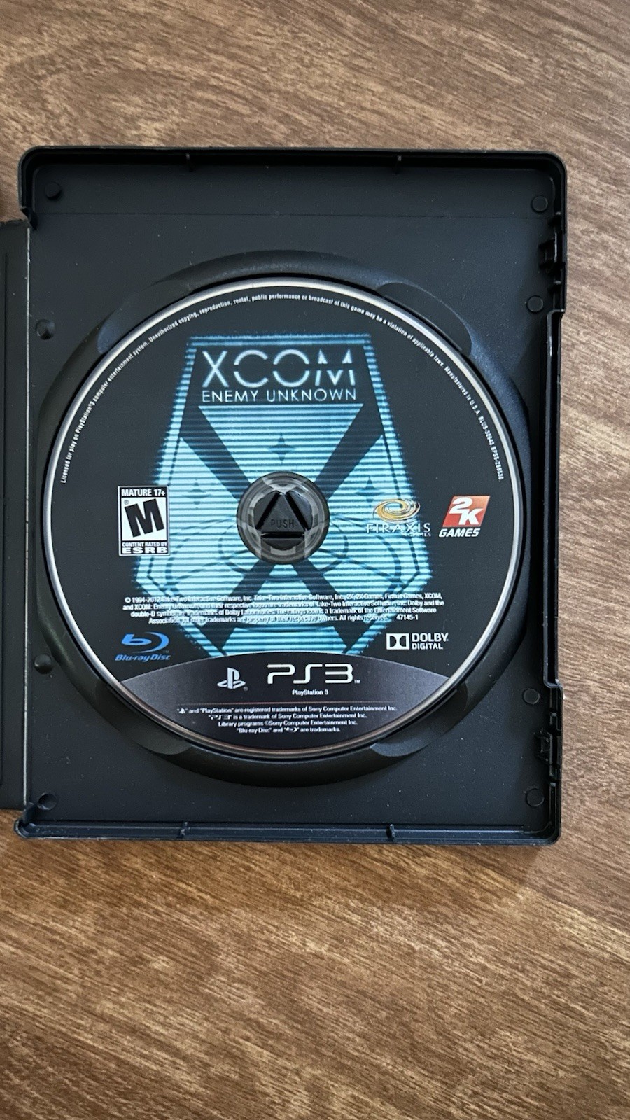 XCOM: Enemy Unknown – Playstation 3, PS3 Game (2012), LN/UC, Disc Only
