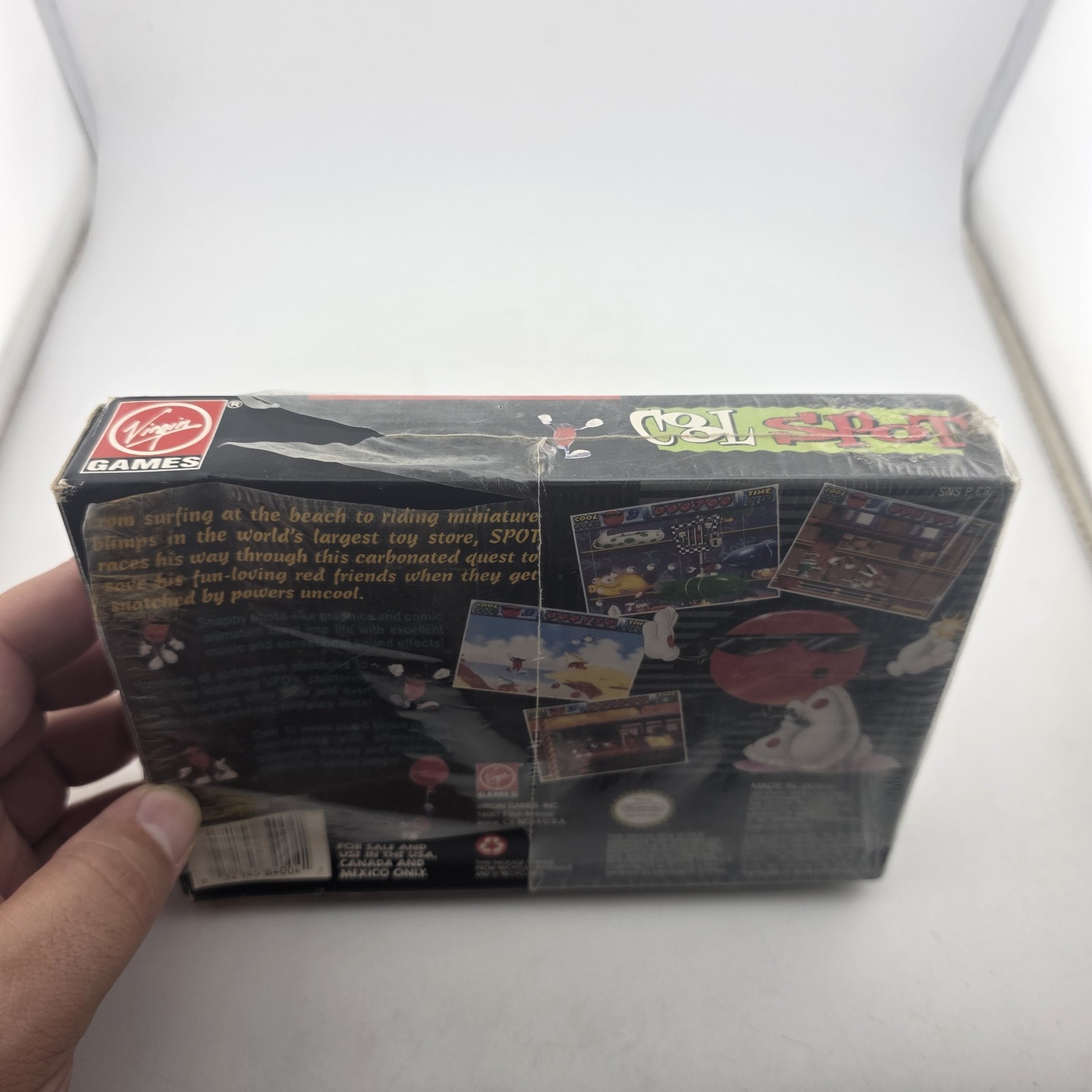 Cool Spot – Box With Reg Card – Super Nintendo Snes – Authentic (No Game)