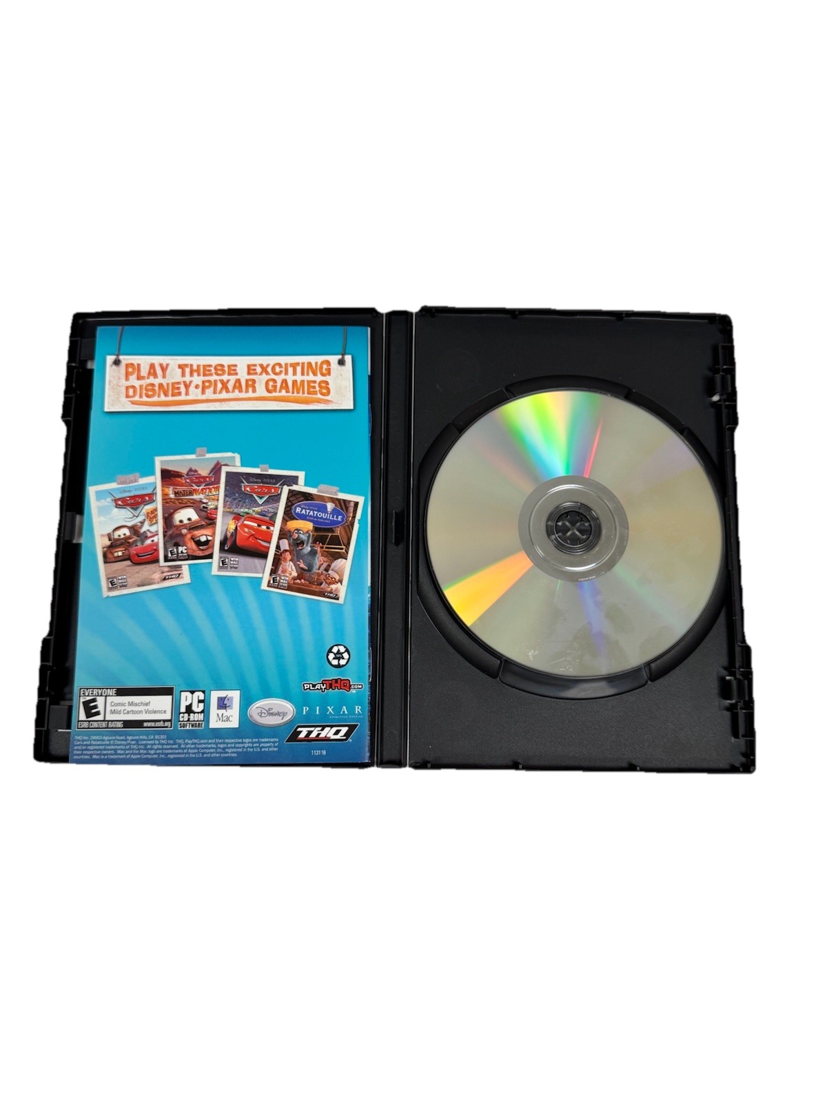 WALL-E PC DVD Game Disney Pixar THQ Complete CIB Windows Mac Untested