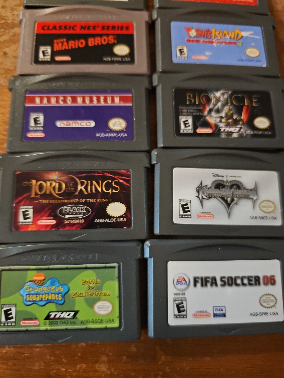 nintendo gameboy advance games lot bundle