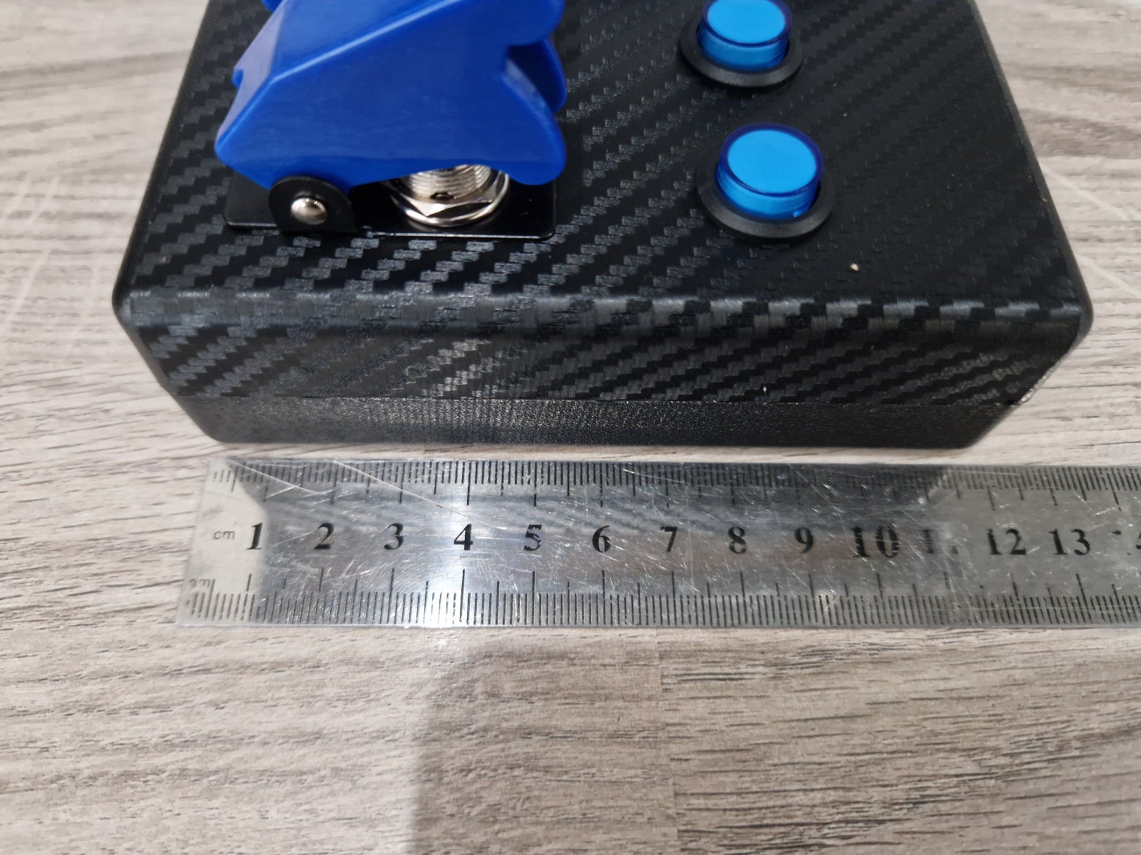 Button Box for PC/consoles sim racing/flight sim/ets2/farm sim, BLUE LEDS