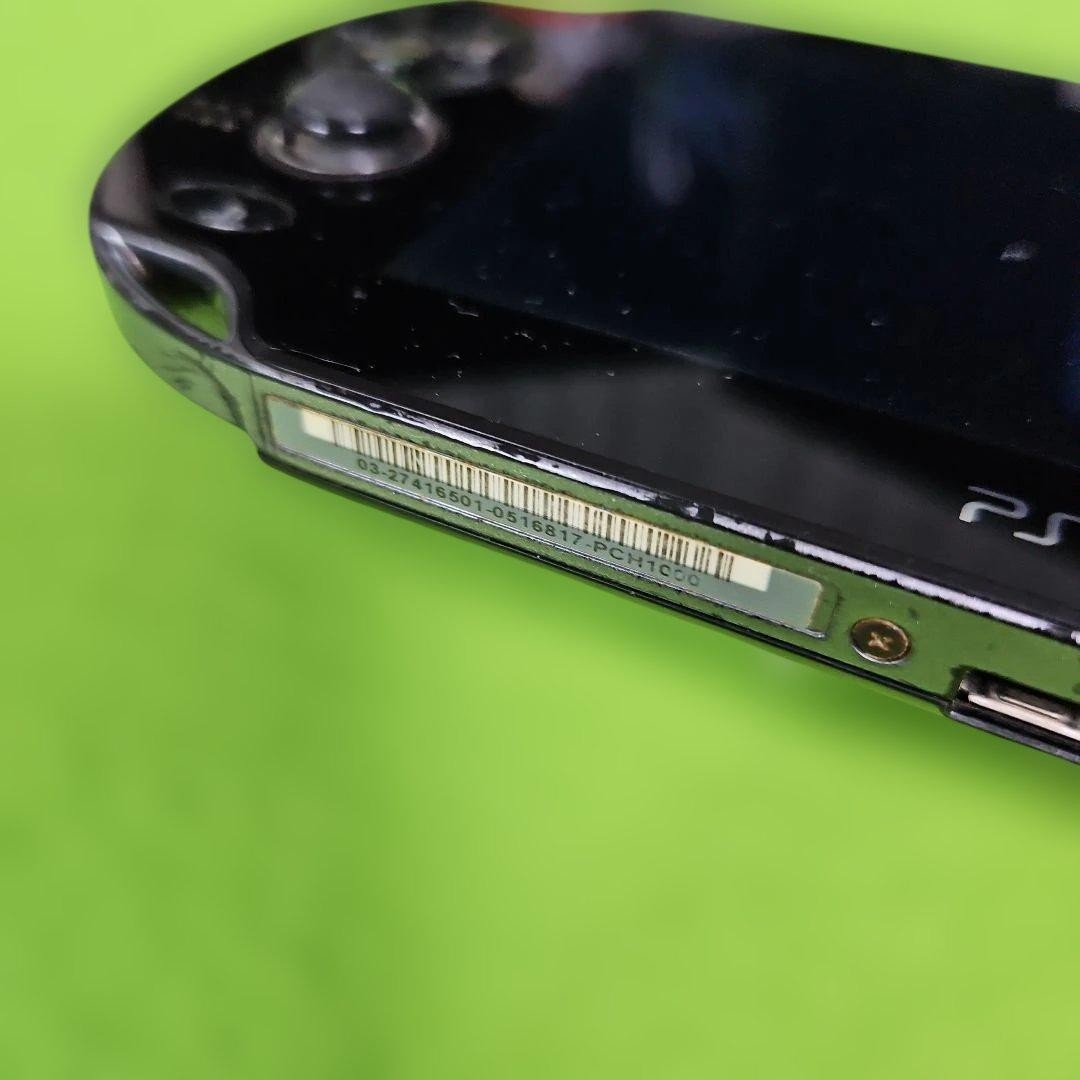 Sony PS Vita PCH-1000 Black Console Tested Screen Yellowing Japan