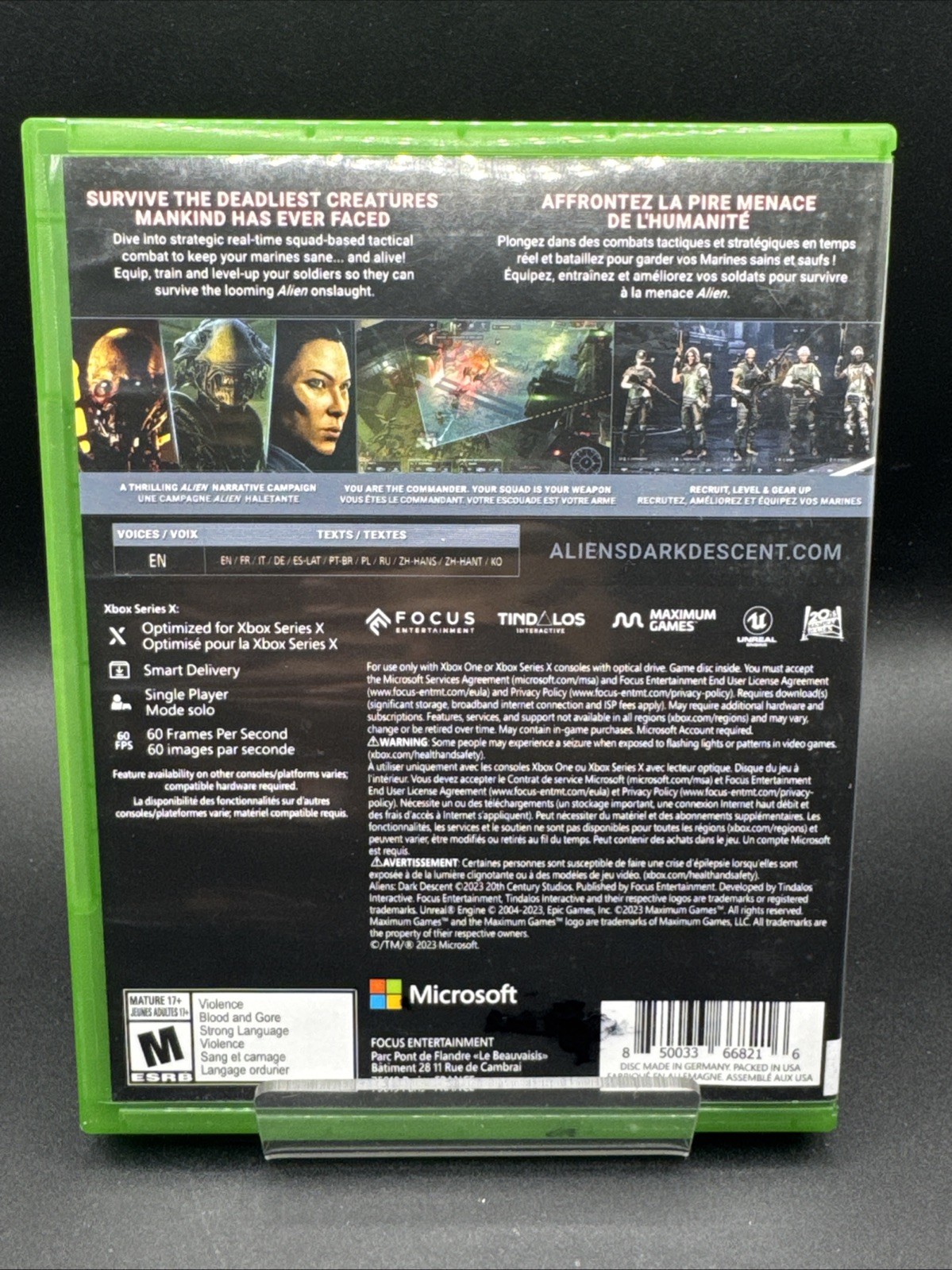 Aliens Dark Descent (Xbox Series X Xbox One)