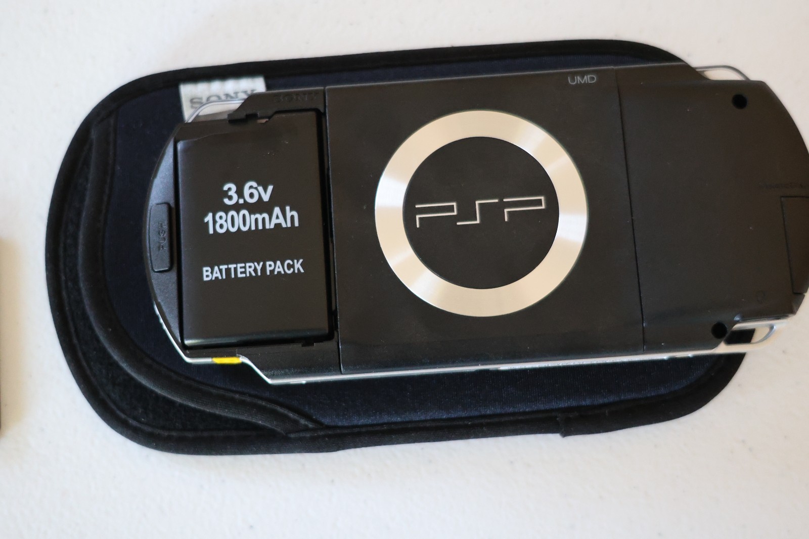 Sony PSP 1001 Console with Games and Cords Bundle (Black) Tested & Working