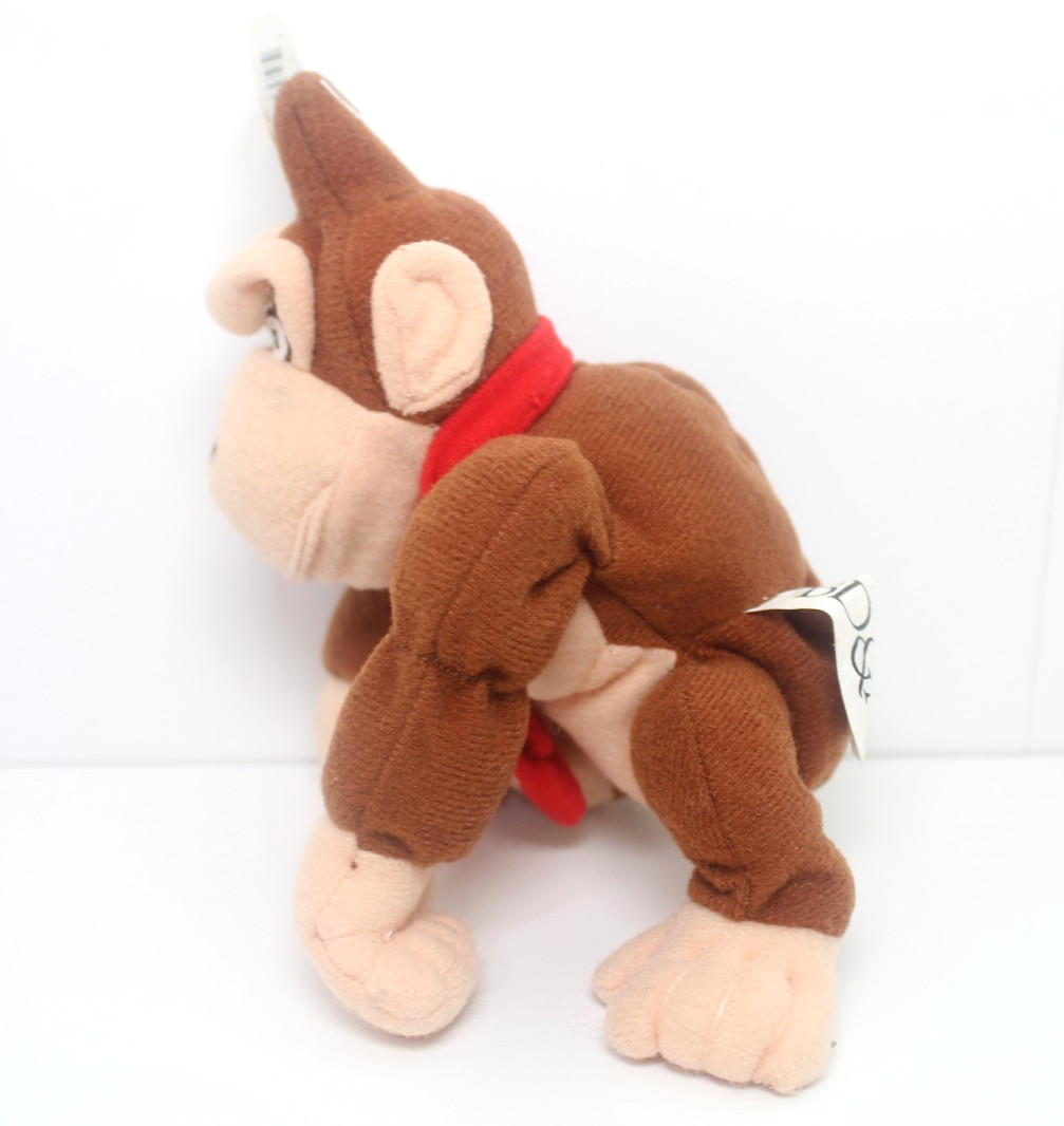 Vintage Nintendo 64 Donkey Kong Beanbag Plush + Hang & Tush Tag (BD&A, 1997)