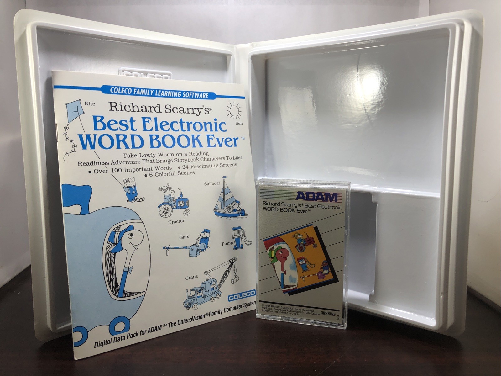 Richard Scarry’s Word Book Ever Adam Colecovision Vintage Rare With Manual