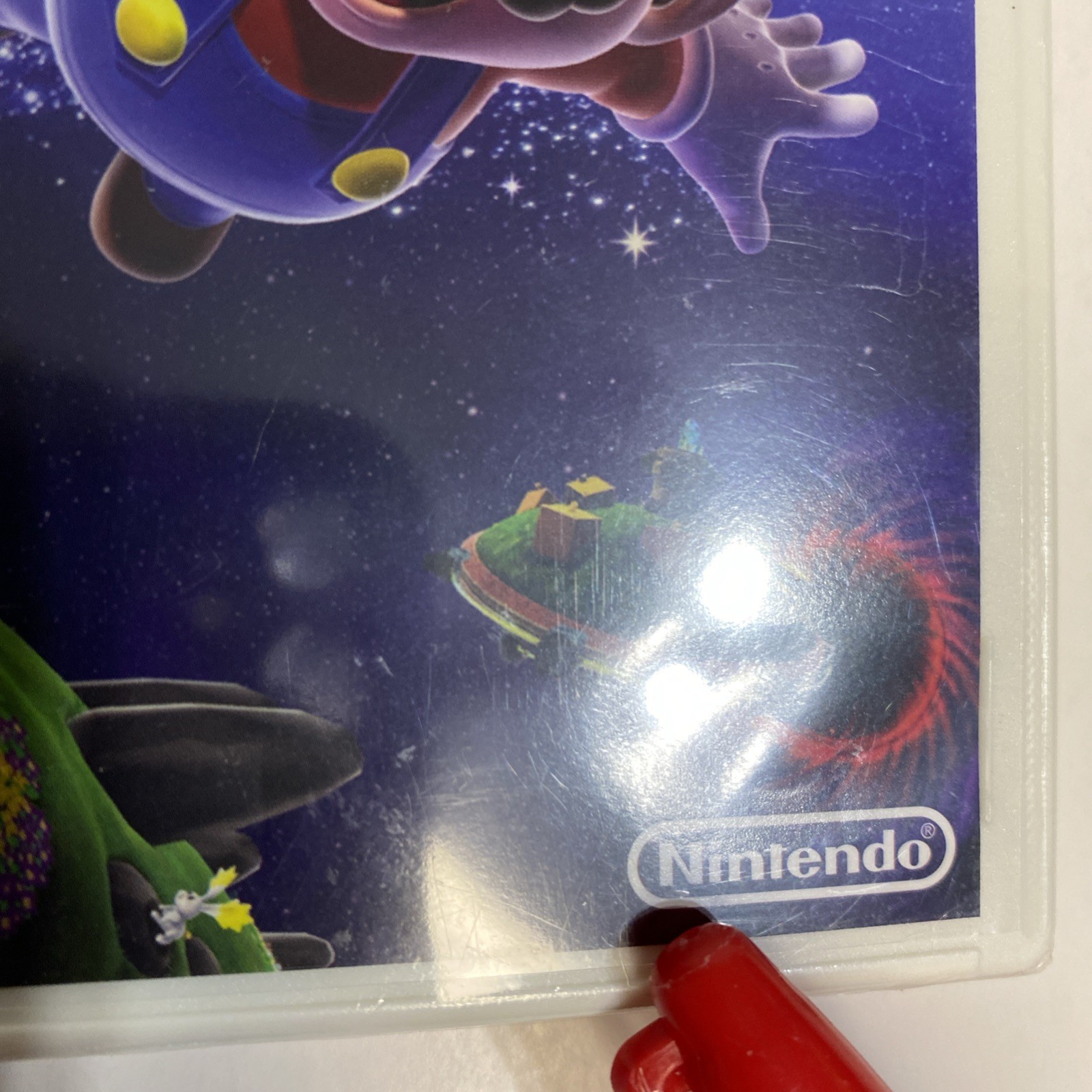 NOT mint Super Mario Galaxy Nintendo Wii New Factory Sealed w/shelf wear