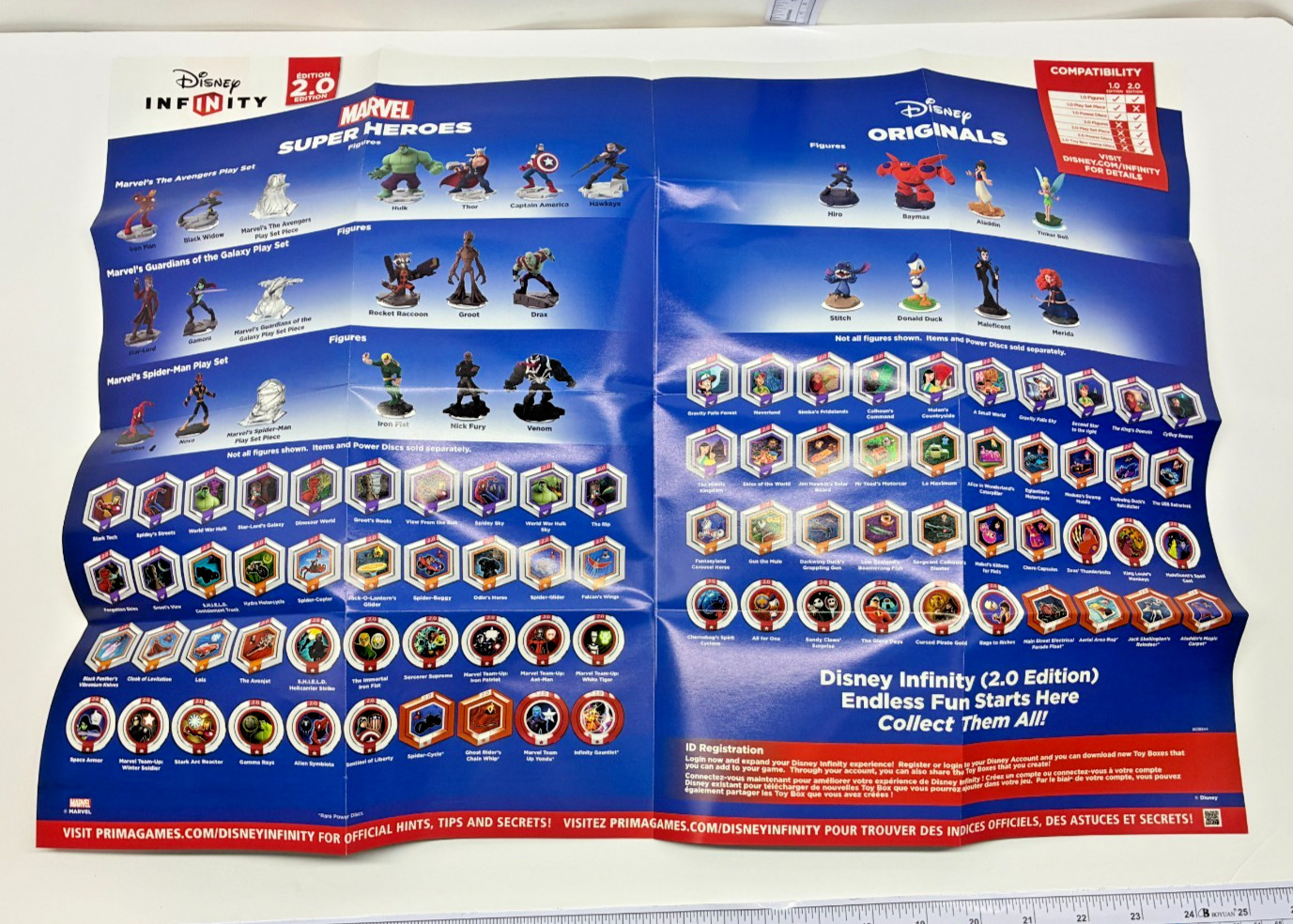 Disney Infinity Figures 2.0 Stitch/Merida *POWER DISCS/POSTER & FREE SHIPPING*