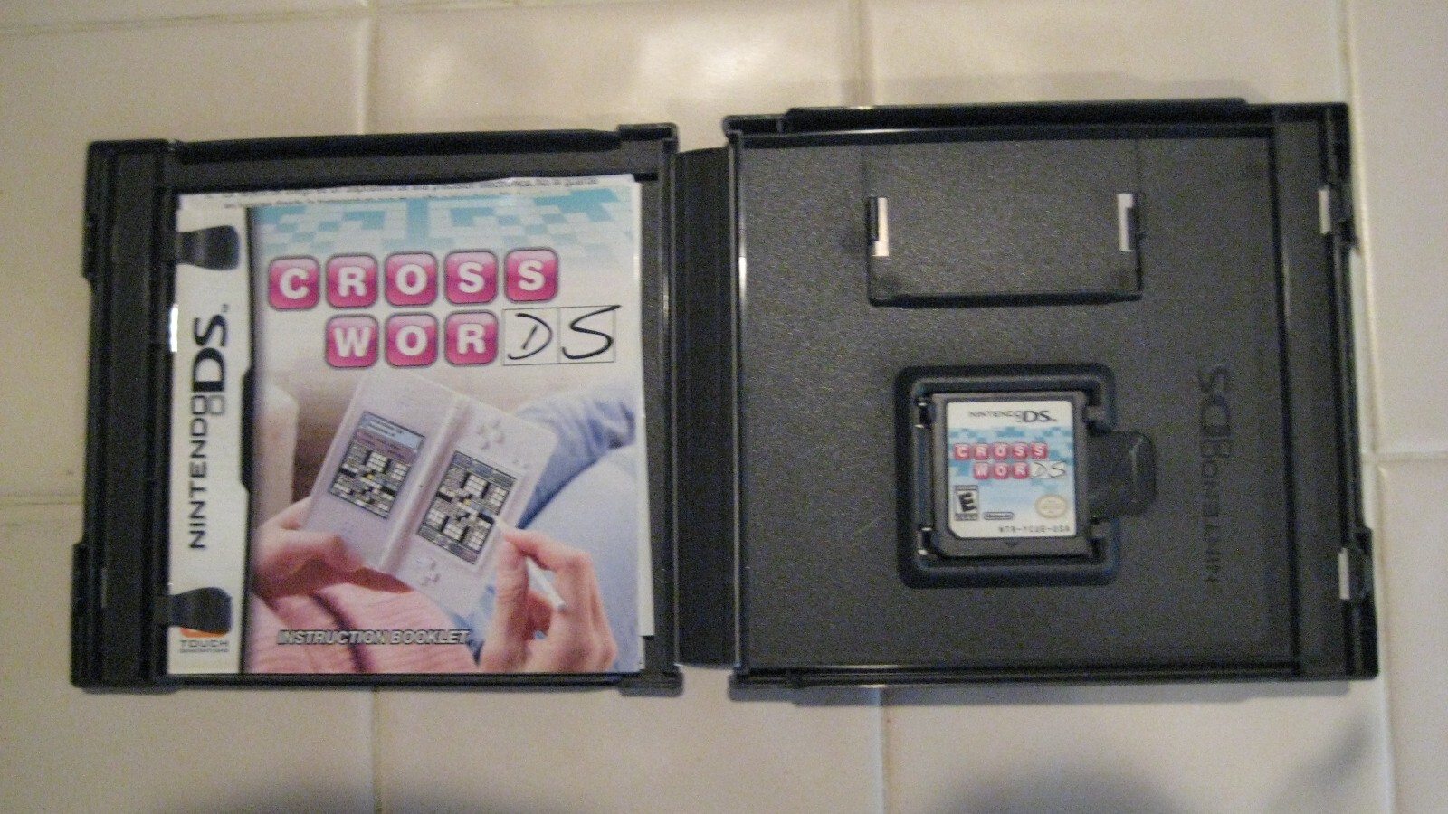 Nintendo Crosswords DS Video Game Complete With Case and Manual