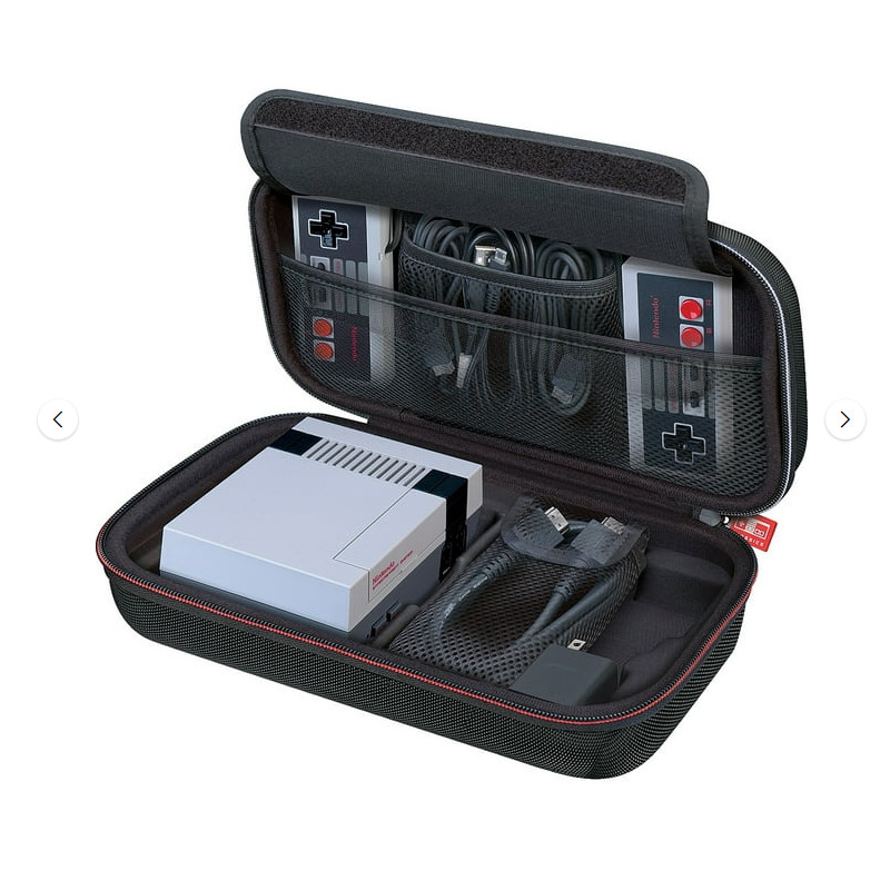 Nintendo NES Classic Mini Edition Deluxe Travel Case Black Nintendo Mini – USED