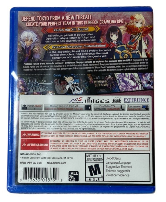Operation Babel New Tokyo Legacy PS Vita – NEW SEALED