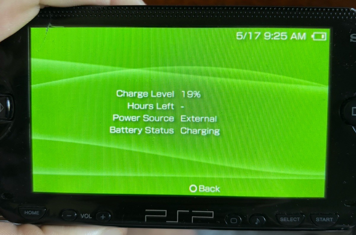 Sony PSP-1001 Black Console WORKING- AS IS. -Memory Card, Battery, Console