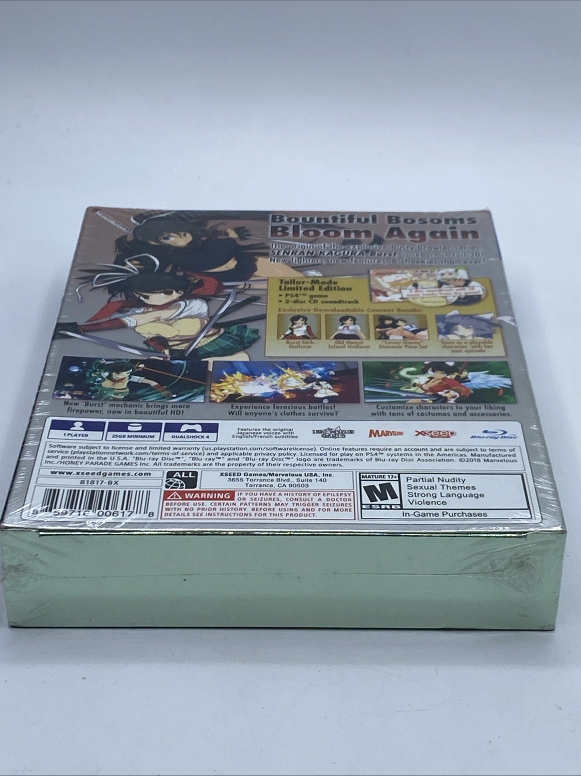 B6 Senran Kagura Burst Re NEWAL tailormade special Edition Playstation 4 PS4 NEW