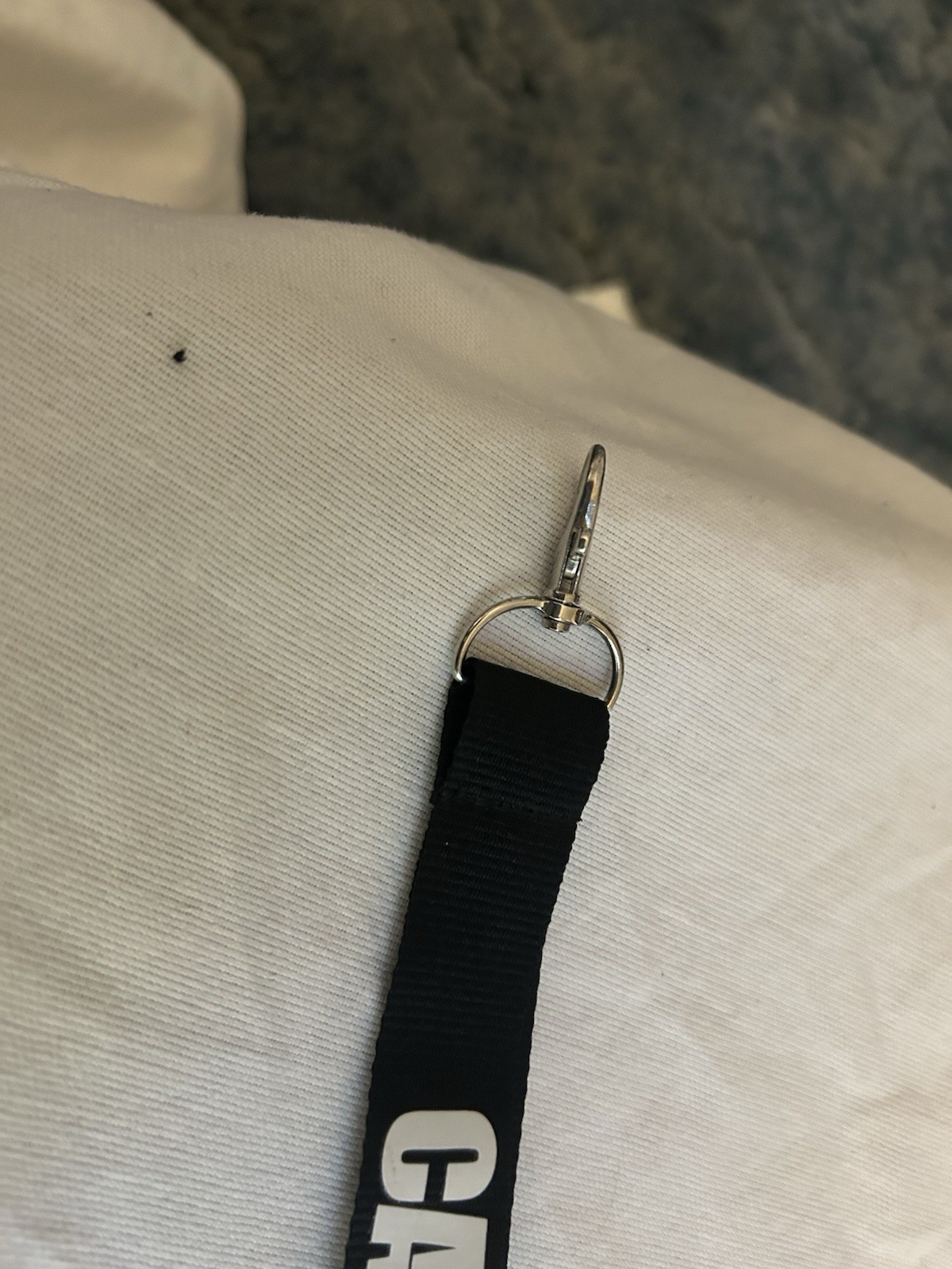 Call of Duty Black Ops 2 II Lanyard Silver Clip Neck Fob Holder Keychain